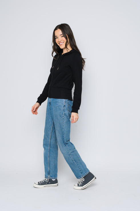 Kelly-Luxe Fleece Zip-Up